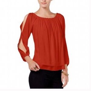 Sanctuary Off-Shoulder Textured Blouse – Size M